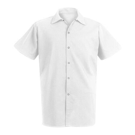 Vf Imagewear Inc Chef Designs Spun Polyester Long Cook Shirt, White, Spun Polyester, XS 5035WHSSXS